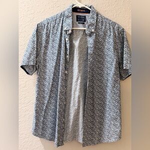 Denim & Flower Navy Floral Button Down Shirt